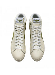 Adulto unisex diadora GAME_L_HIGH_WAXED_SUEDE_POP_BIANCO/VERDE
