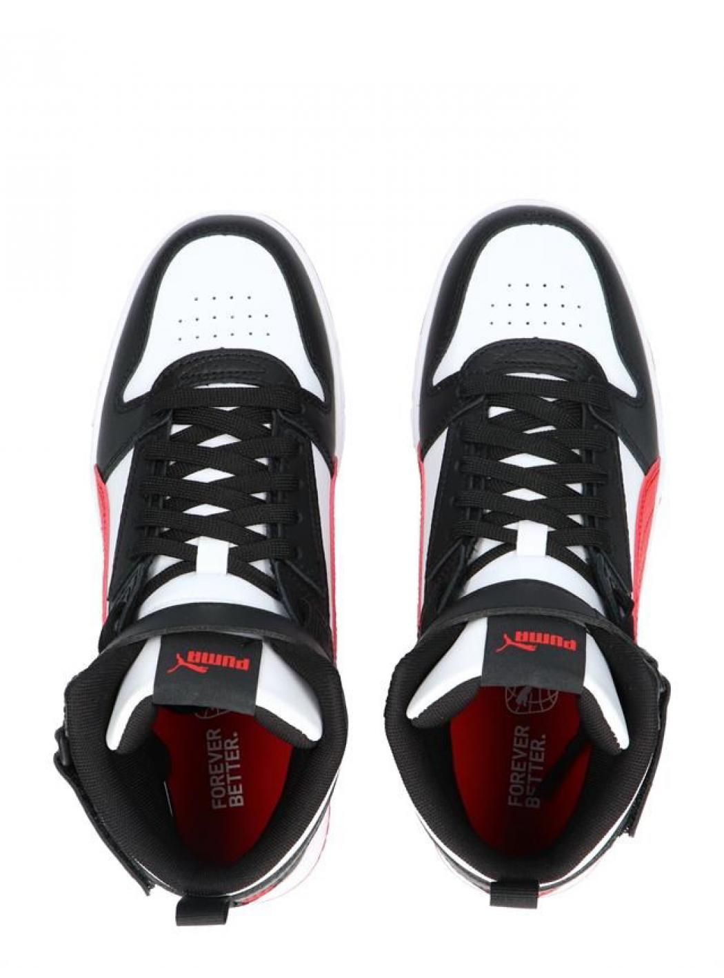 Scarpe Bambino unisex puma rbd_game_jr_nerorosso
