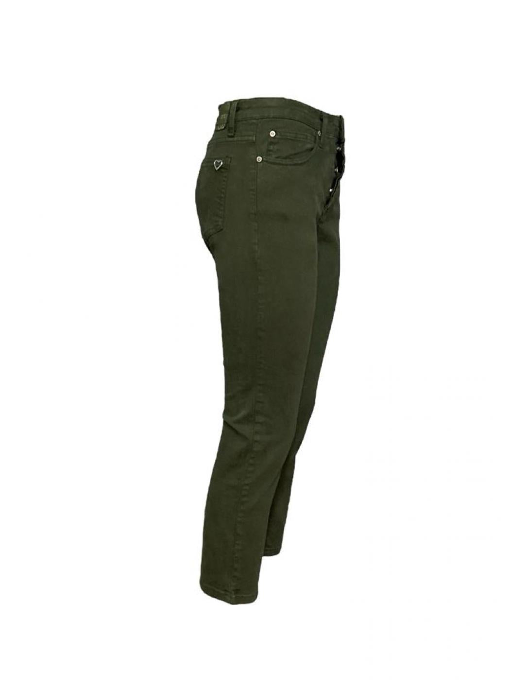 pantalone Donna please P66MCFAN3n verde