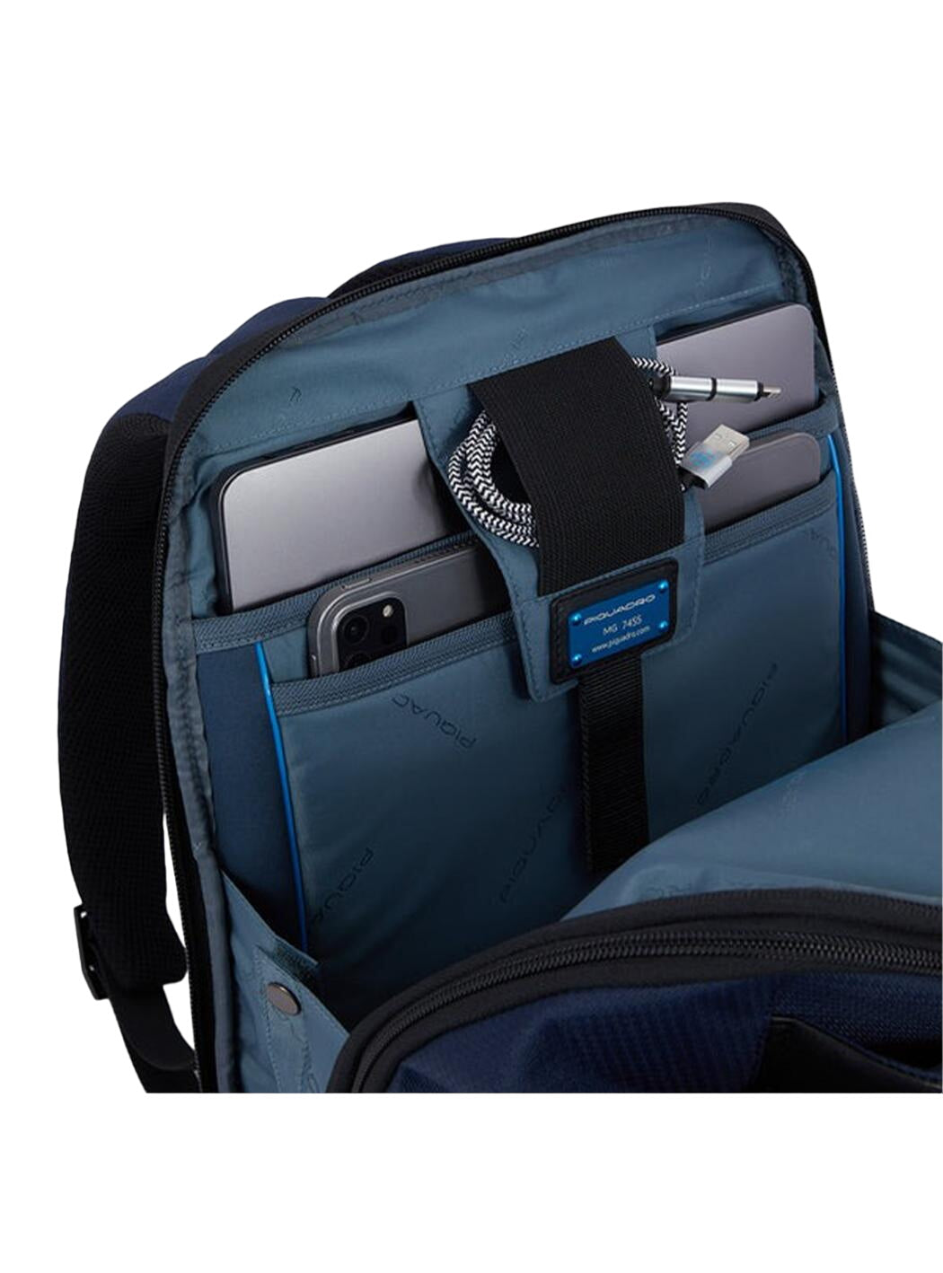 zaino porta pc Adulto unisex piquadro ca6239w129bm-blu Blu