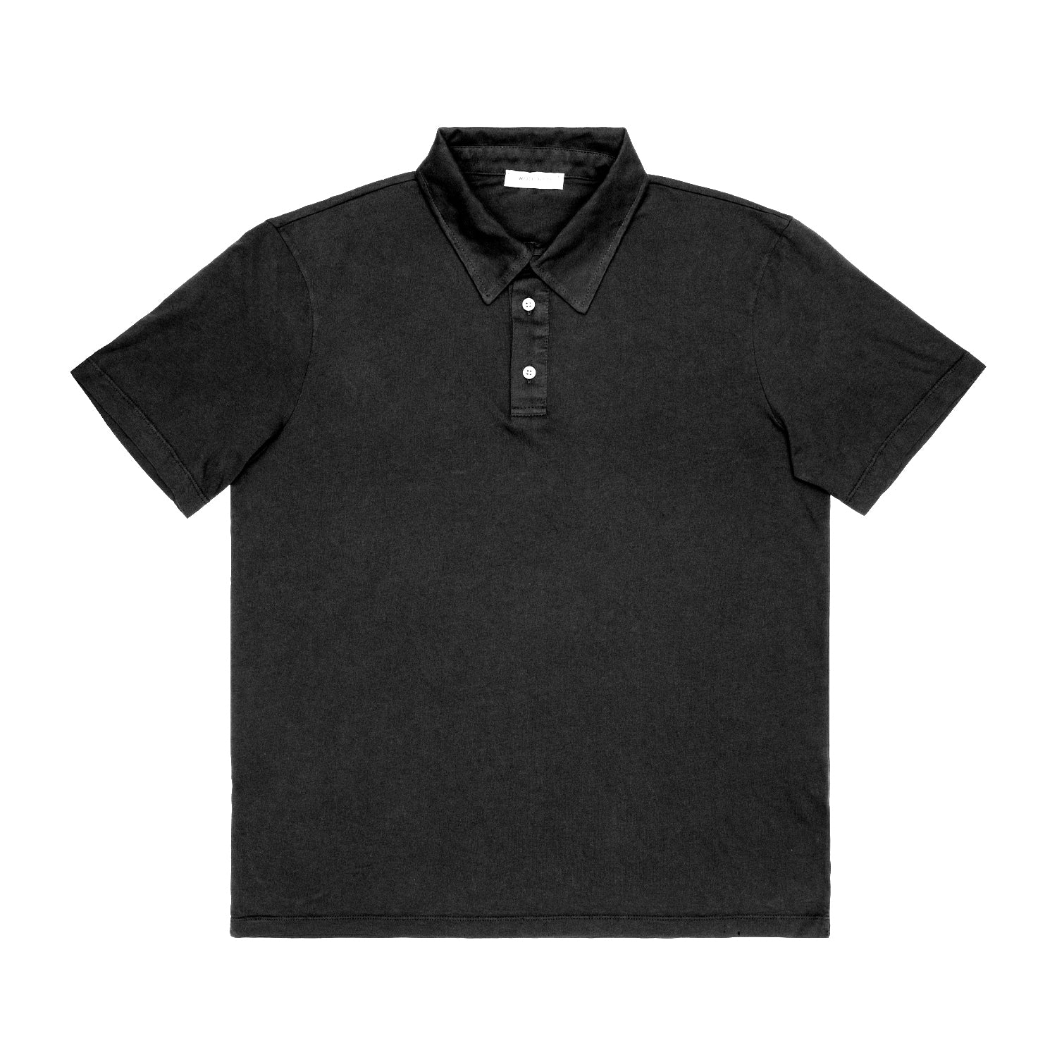Polo Jersey Cotone Nero MM