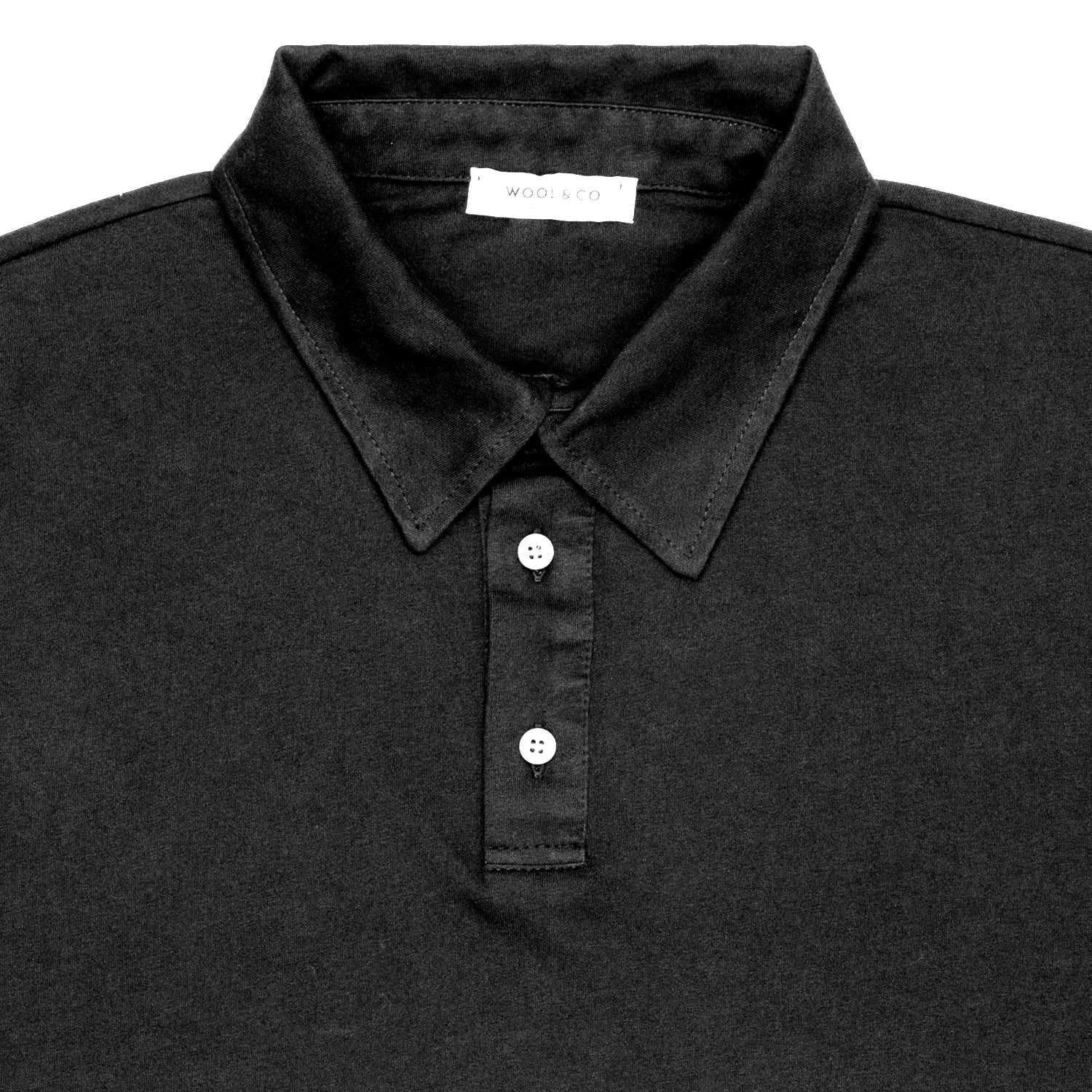 Polo Jersey Cotone Nero MM