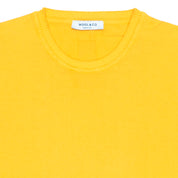 Maglia Paricollo Filo Cotone Zafferan