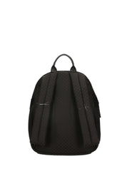 Borsa Tessuto Logato e Pelle Norma Donna nannini firenze 18483-NERO Nero