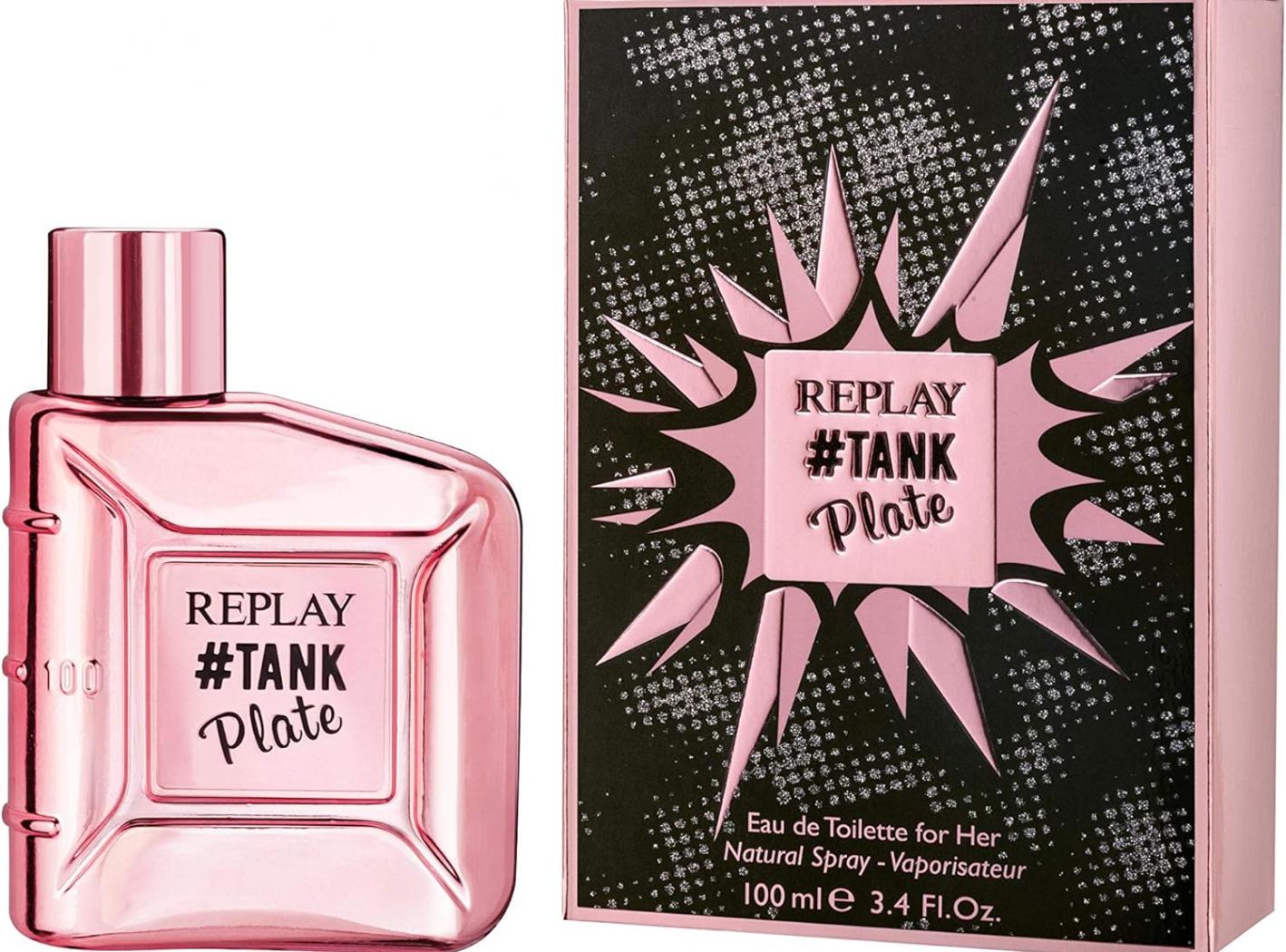 Replay Profumi #Tank Plate For Her Eau de Toilette ml.100 3.4 ll.Oz Spray