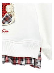 Felpa orsetto Bambina Monnalisa 39D6254001