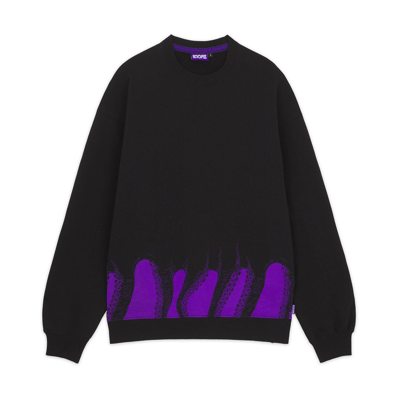 Felpa Uomo Octopus Lower Crewneck