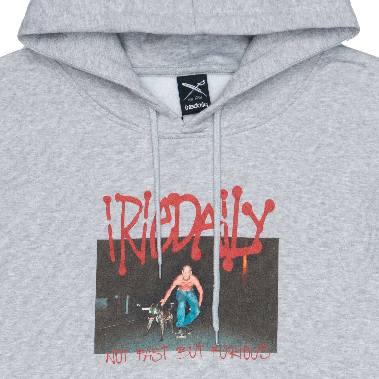 Felpa Uomo Iriedaily Furious Hoodie
