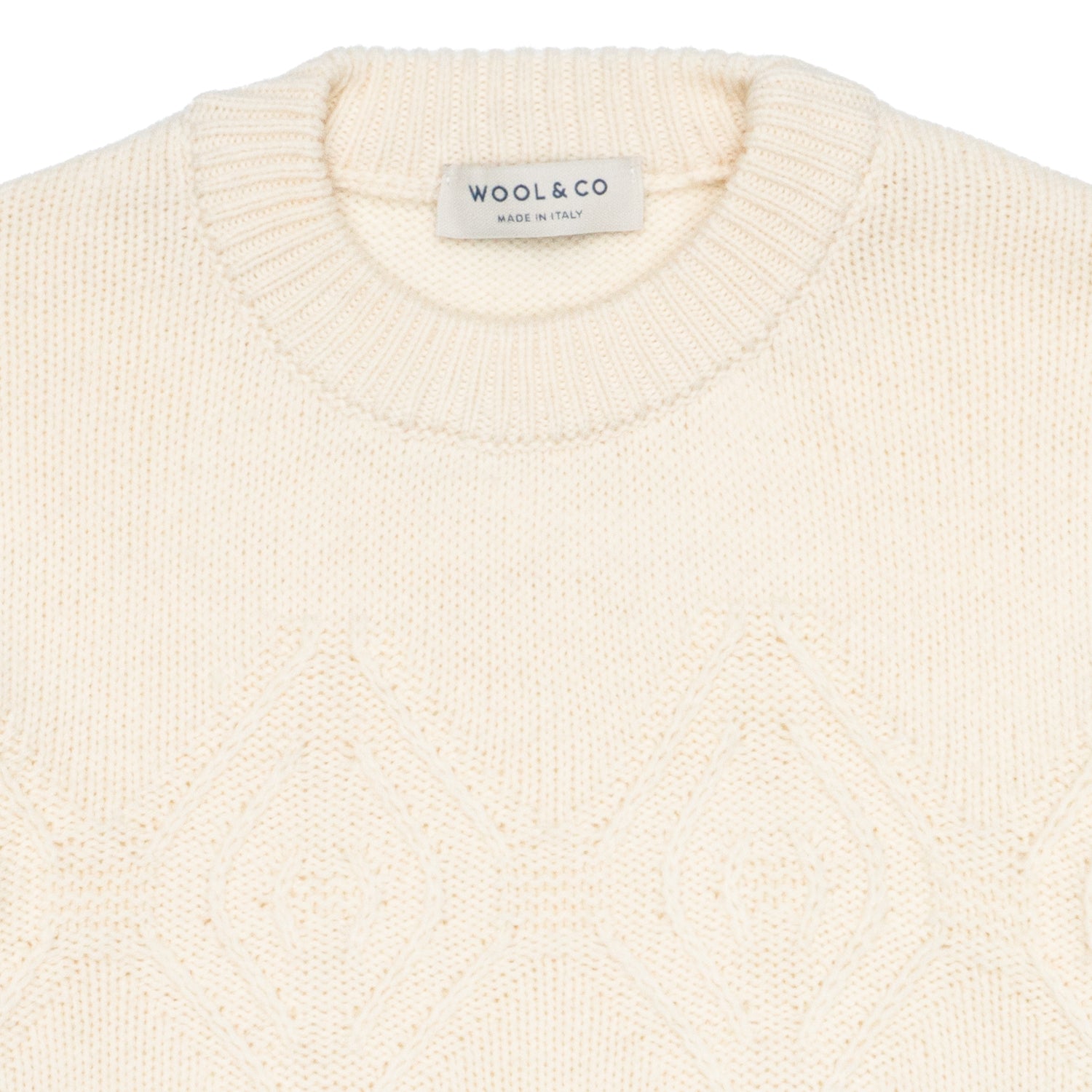 Maglia Uomo Wool & Co Paricollo Aran