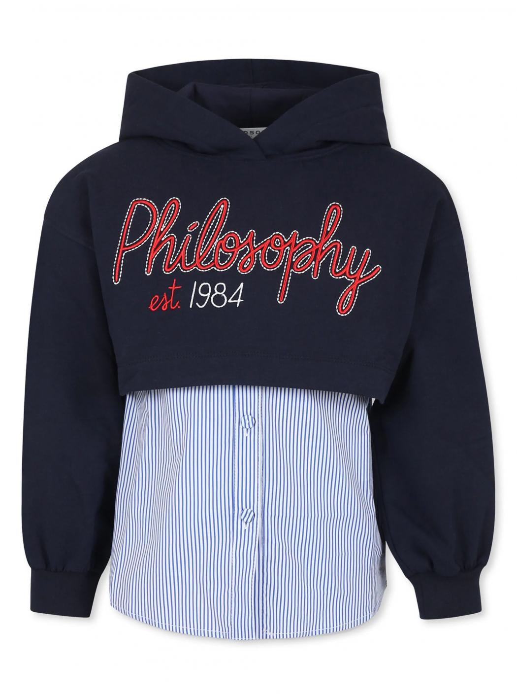 Felpa Bambina PHILOSOPHY DI LORENZO SERAFINI PFFE0180FE020D460