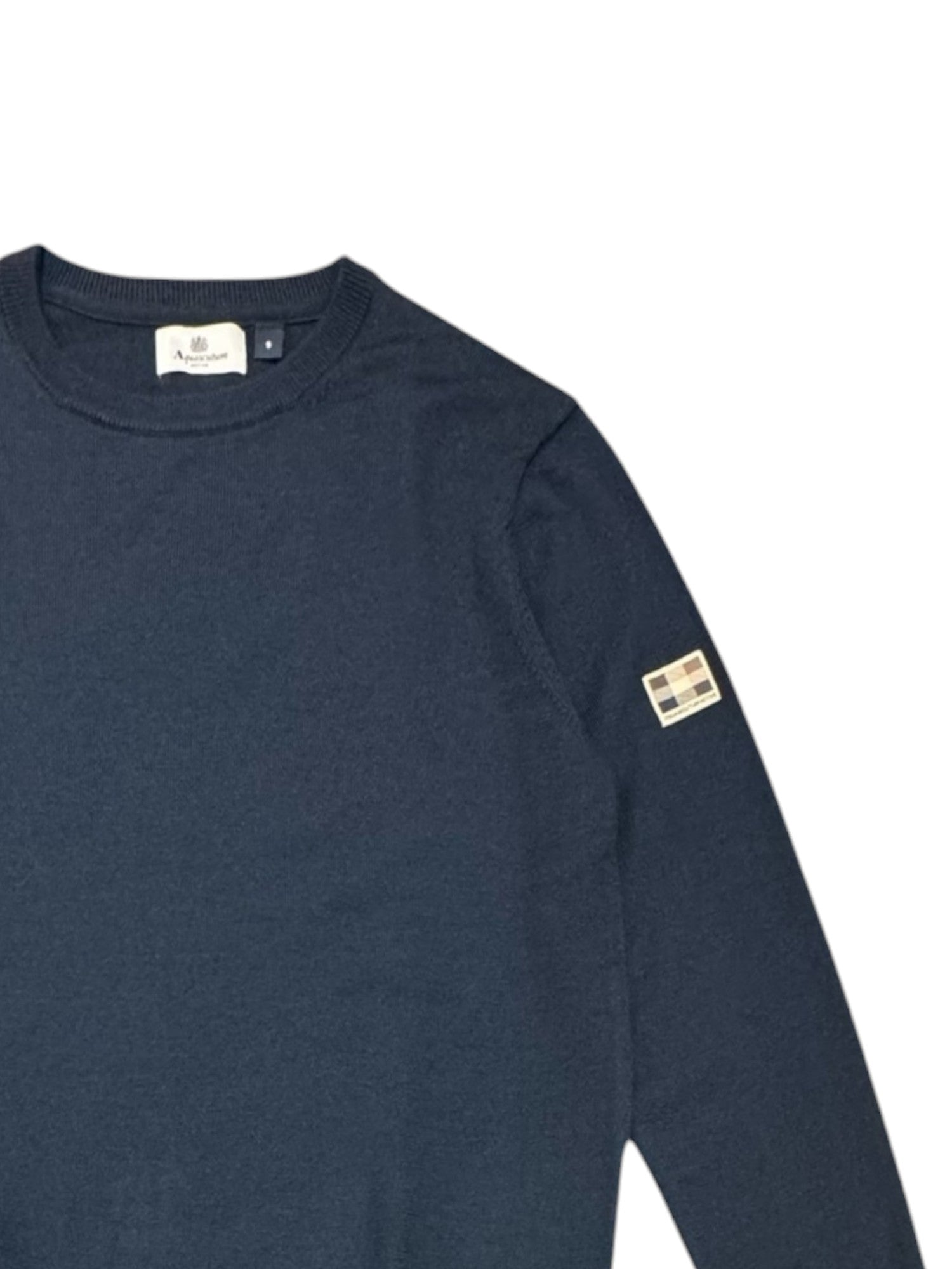 Maglia Uomo Aquascutum London AA_A004_WO002_11_ACTIVE_CABLE_PATCH