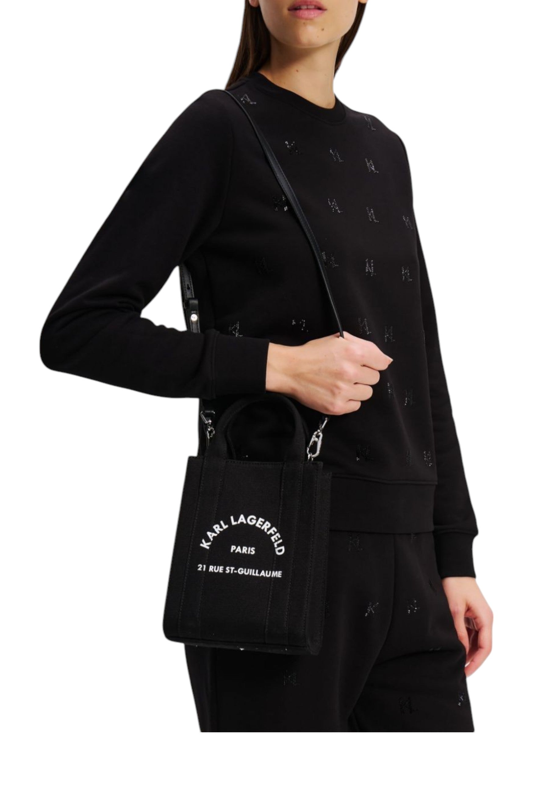 Borsa Donna Karl Lagerfeld 246W3890_RSG_SQUARE_SMOLL_TOTE_A999