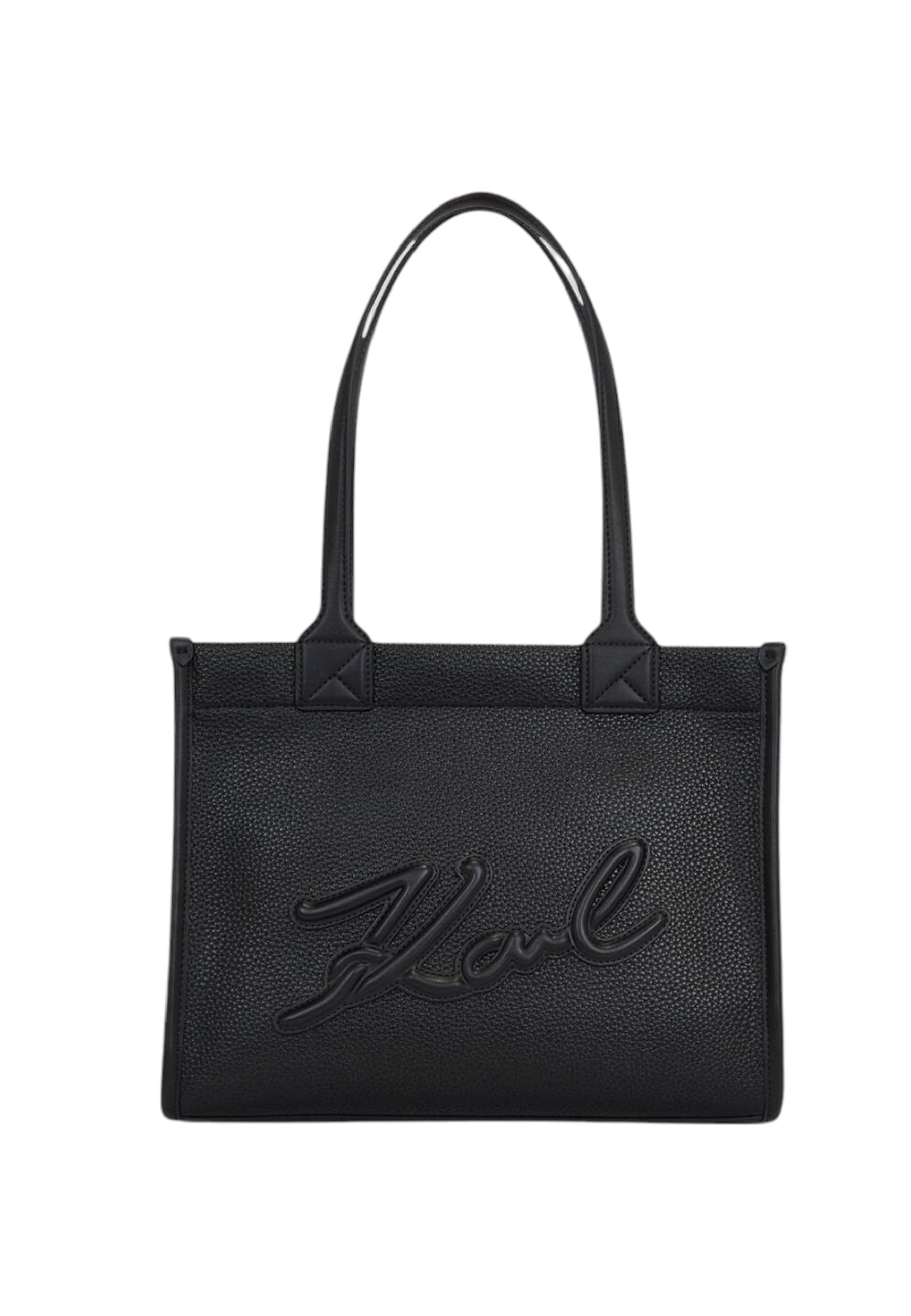 Borsa Donna Karl Lagerfeld 245W3092_K/SKUARE_MD_TOTE_GRAINY_A999