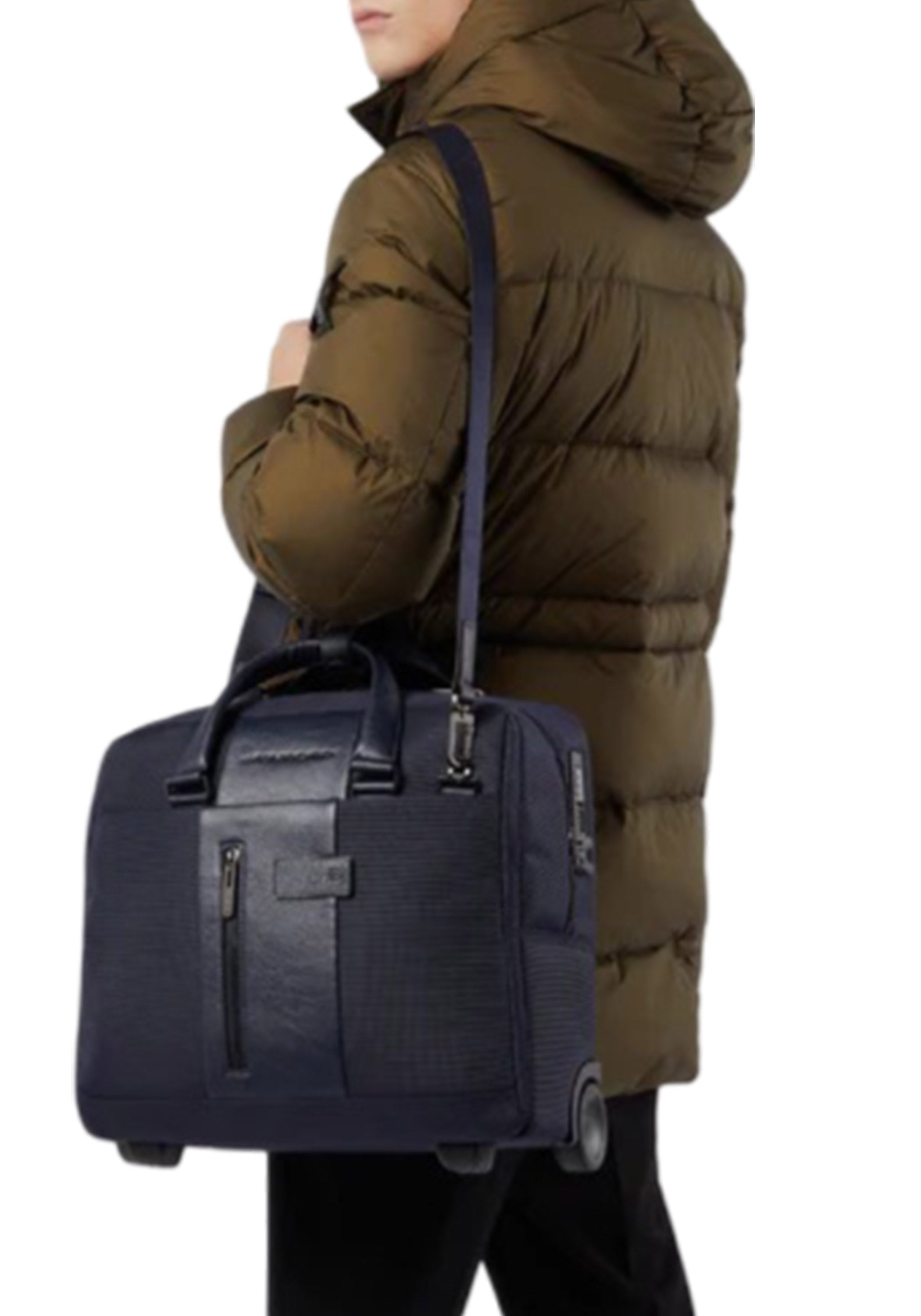 Cartella Trolley Uomo piquadro bv4729br2-blu Blu