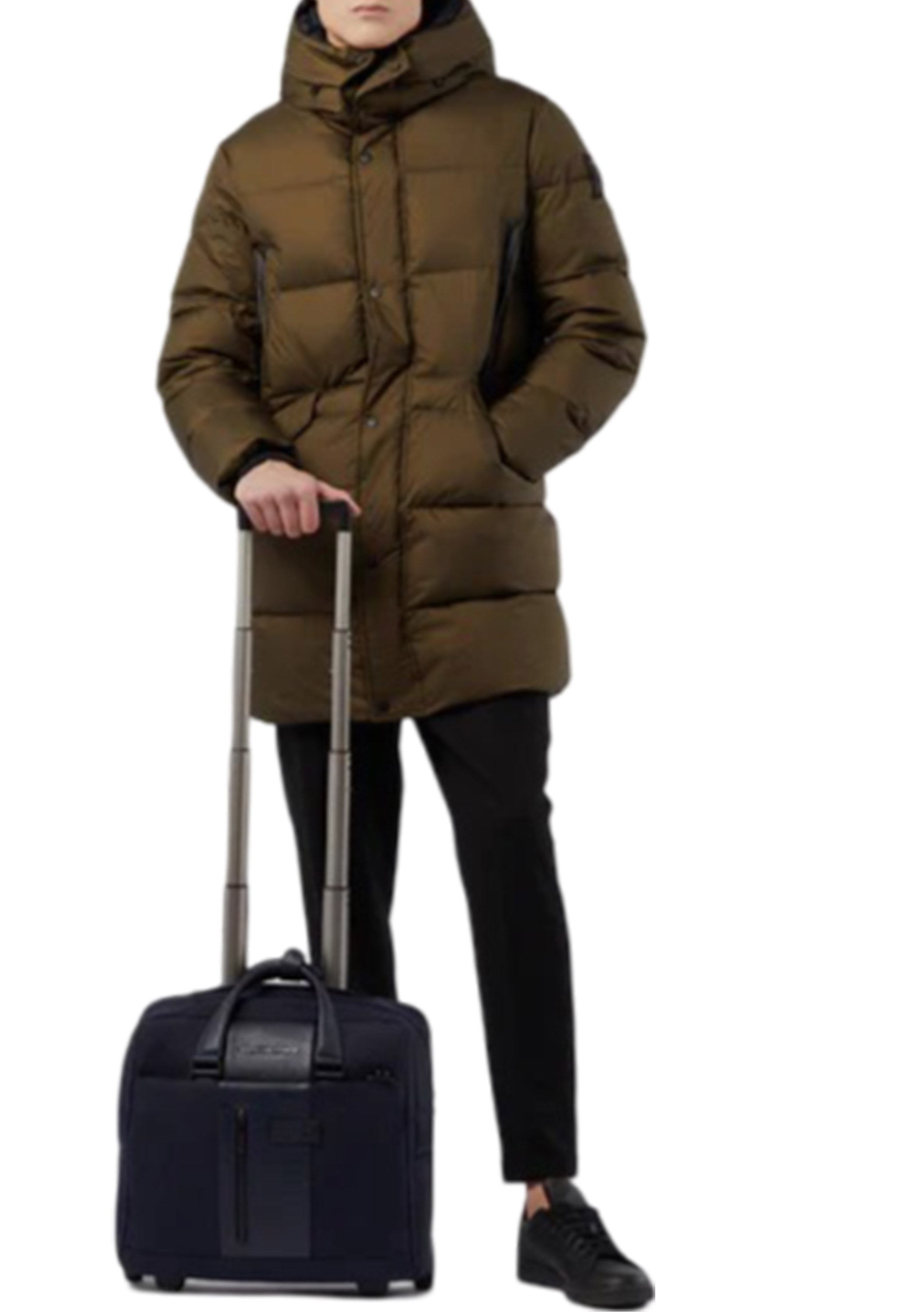 Cartella Trolley Uomo piquadro bv4729br2-blu Blu