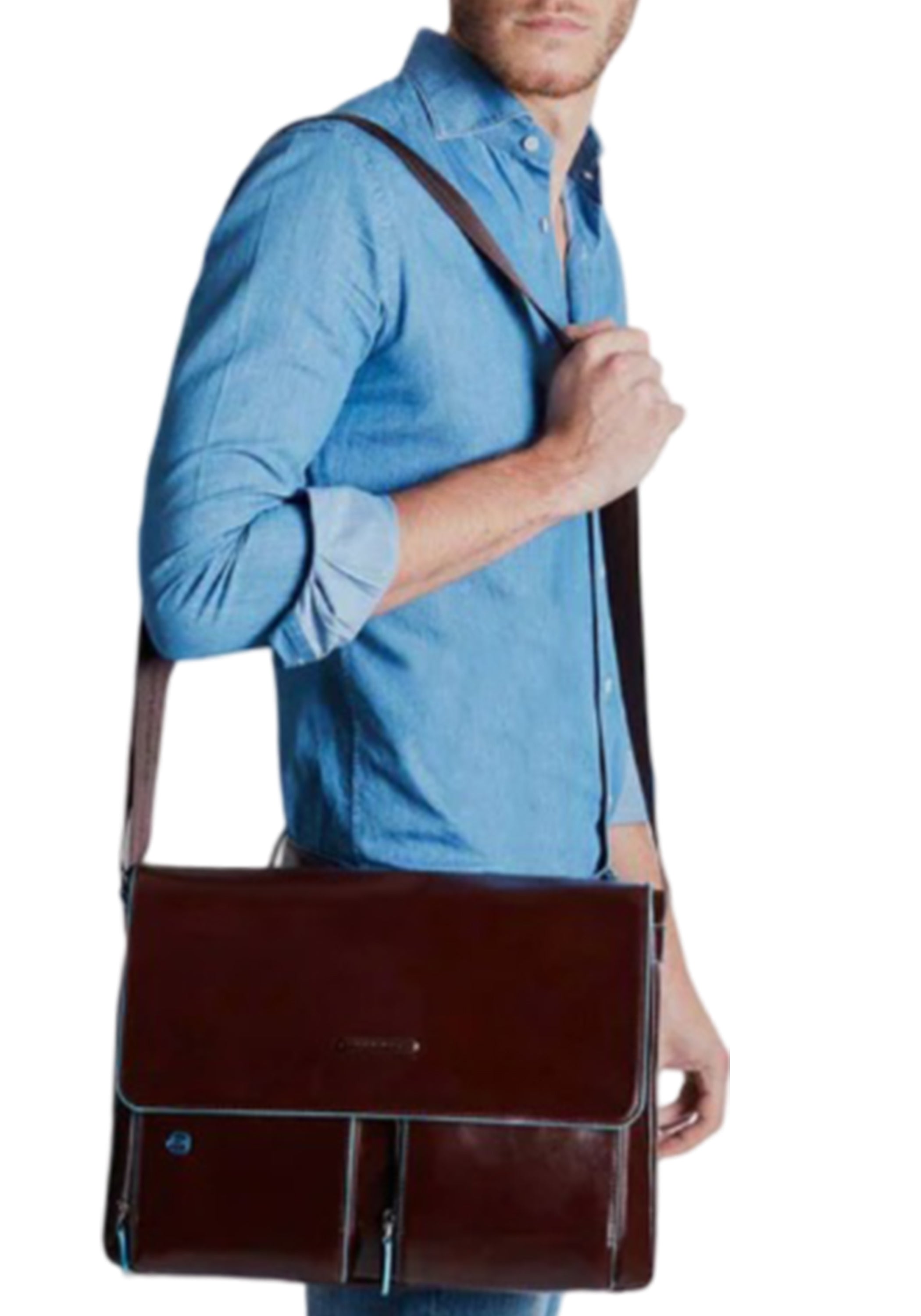 Messenger perPC e iPad Uomo piquadro ca3337b2-mo Marrone