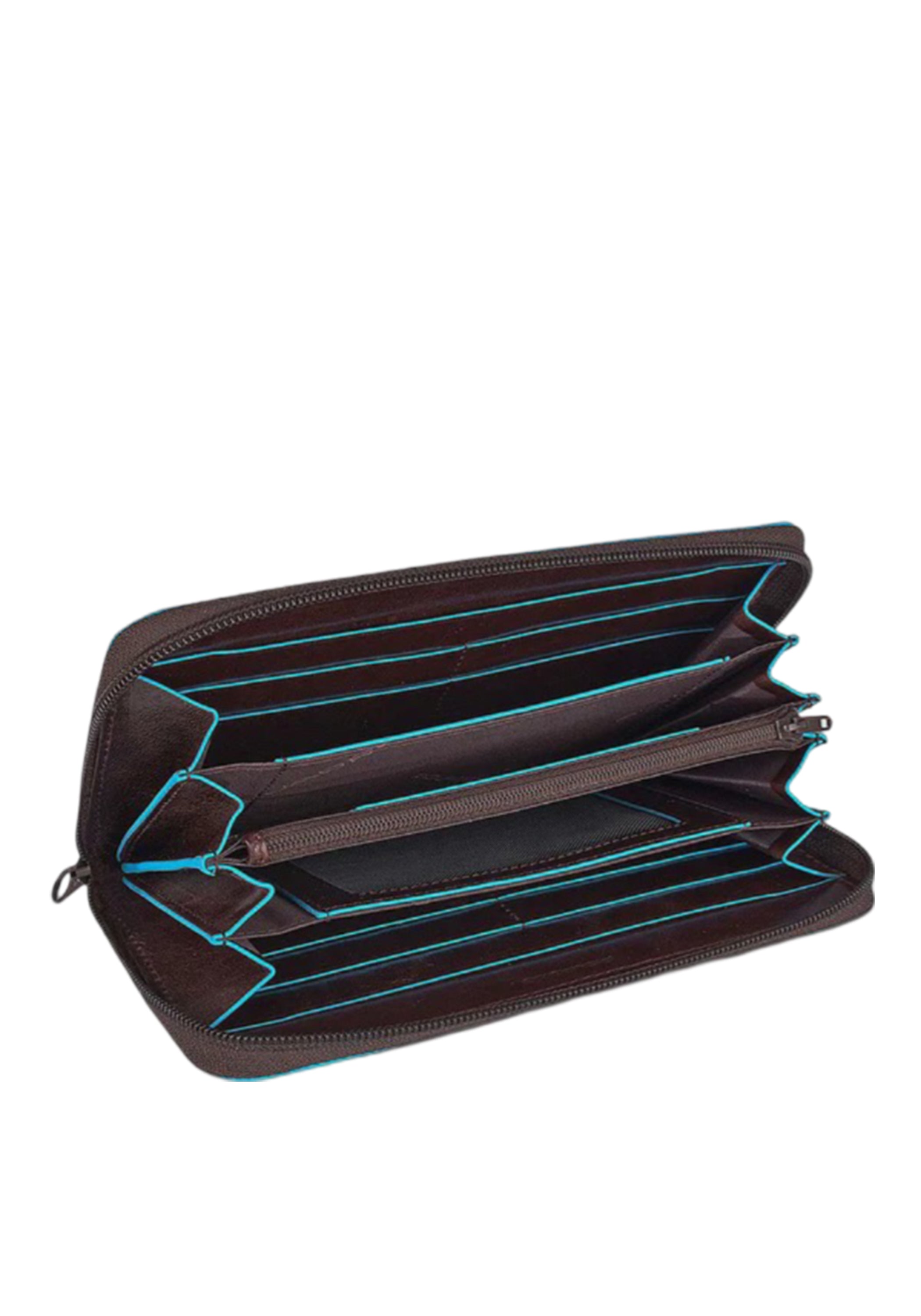 Portafoglio donna grande, 4 soffietti Donna piquadro pd1515b2r-mo Marrone