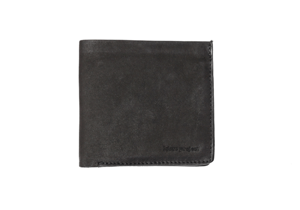 Uomo Kjore Project Slim Fold Wallet Black
