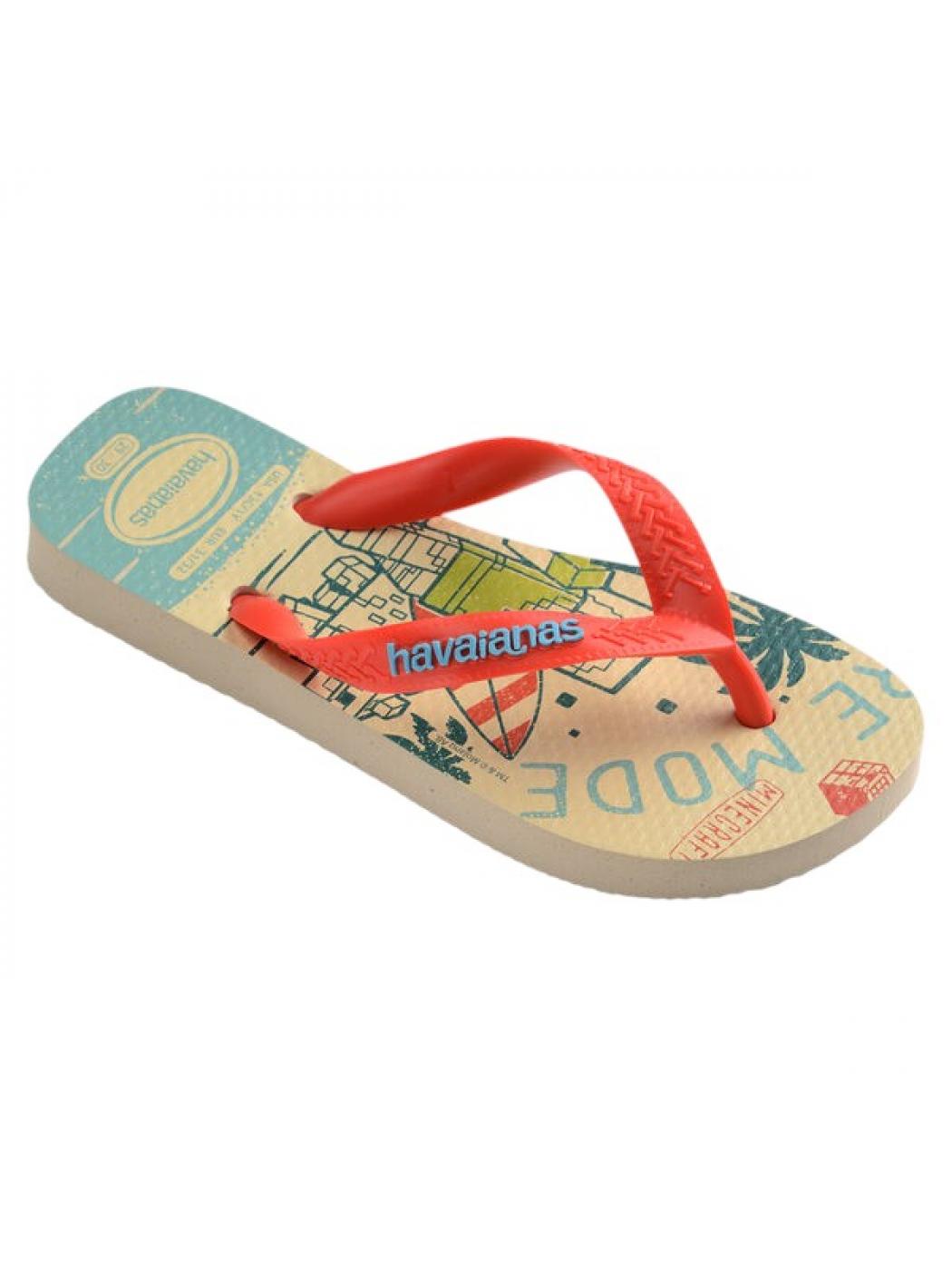 Bambino havaianas H_KIDS_MINECRAFT_FC_BEIGE