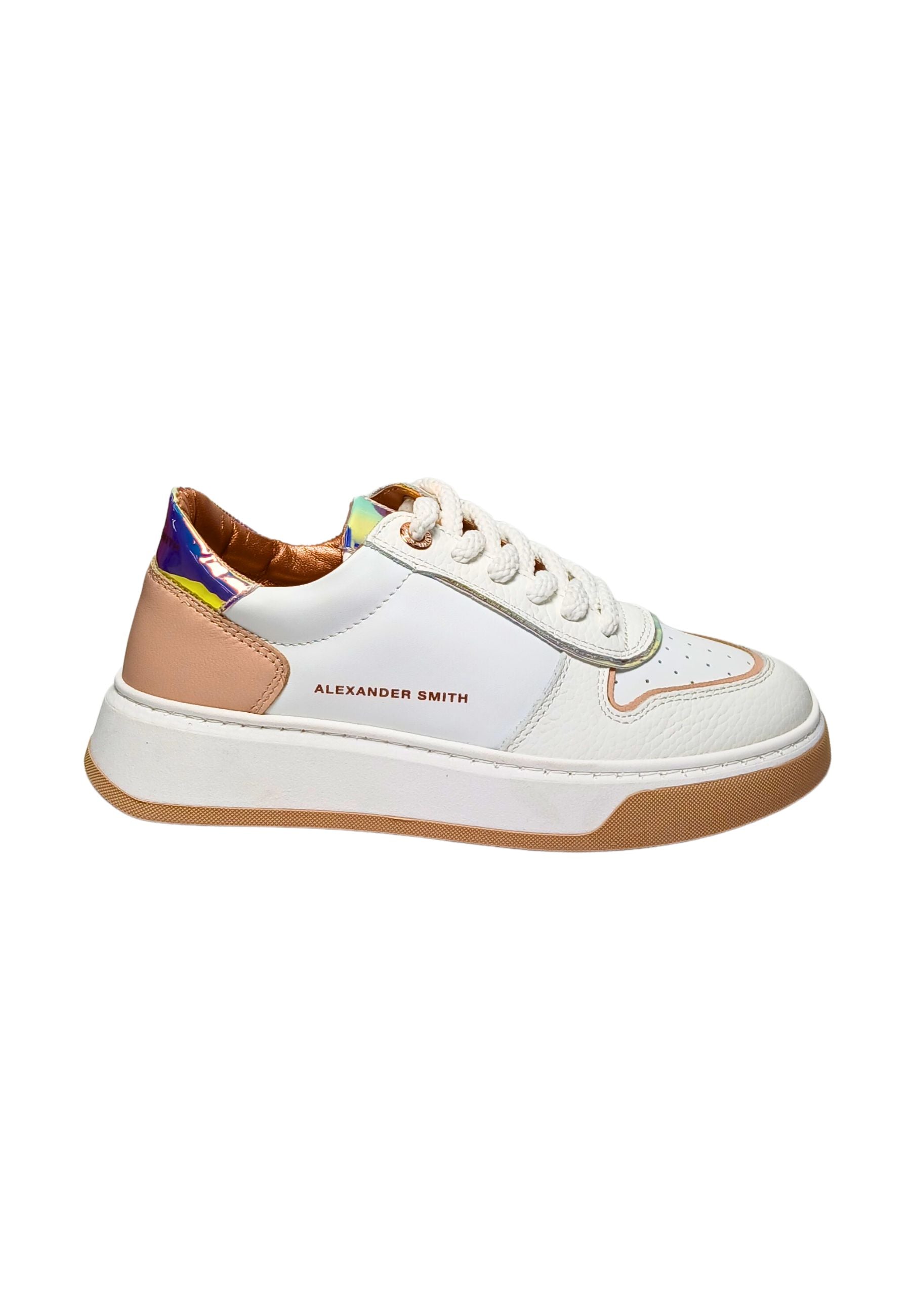 Scarpe Donna Alexander Smith Harrow Woman-White iride peach