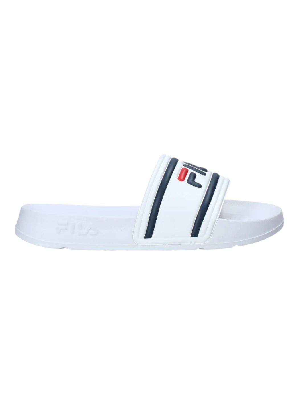 Bambino unisex fila MORRO_BAY_SLIPPER_JR_BIANCO