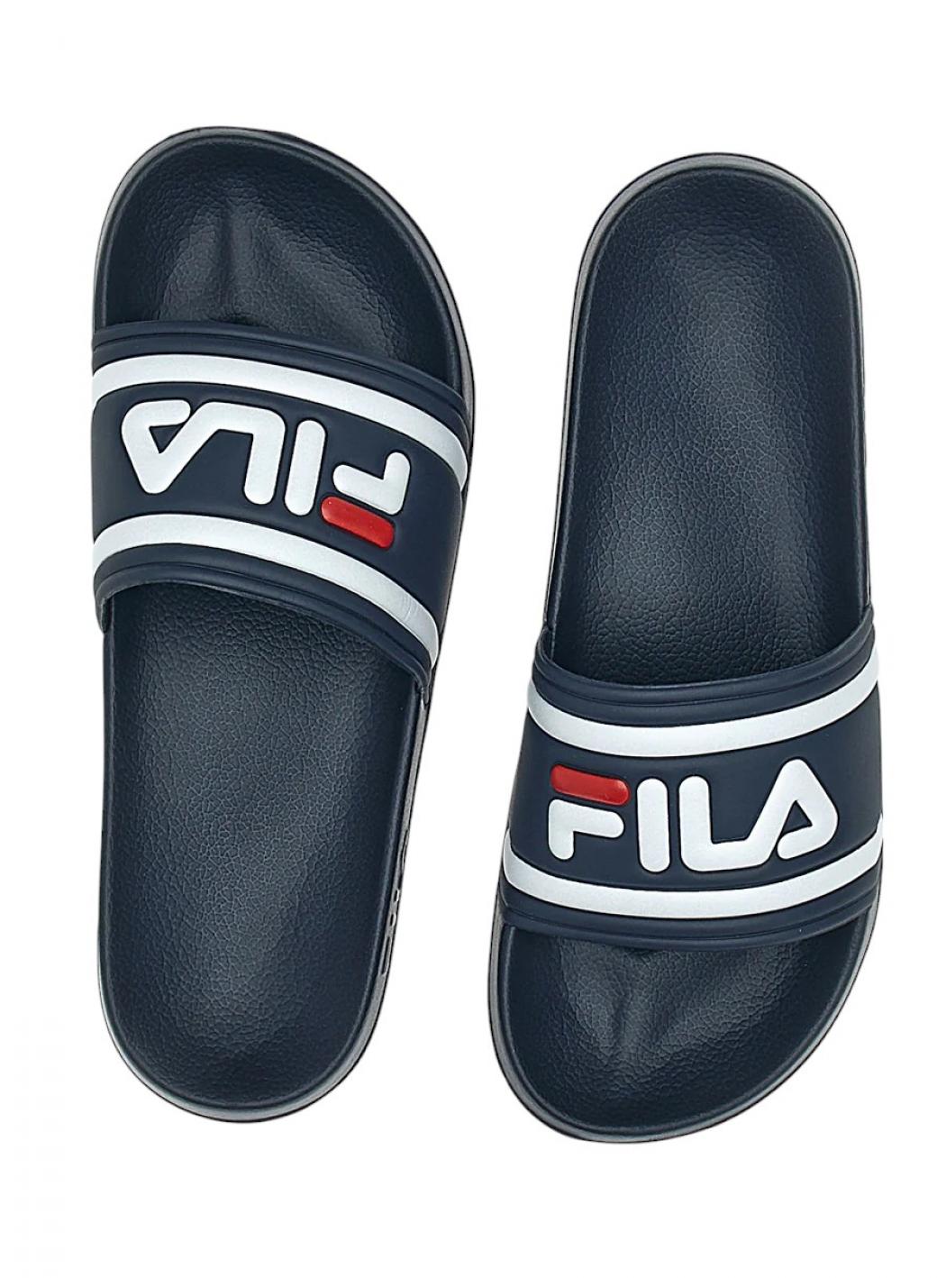 Bambino unisex fila MORRO_BAY_SLIPPER_JR_BLU