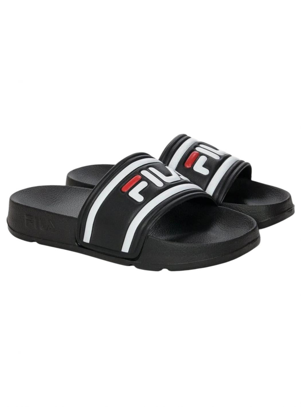 Bambino unisex fila MORRO_BAY_SLIPPER_JR_NERO