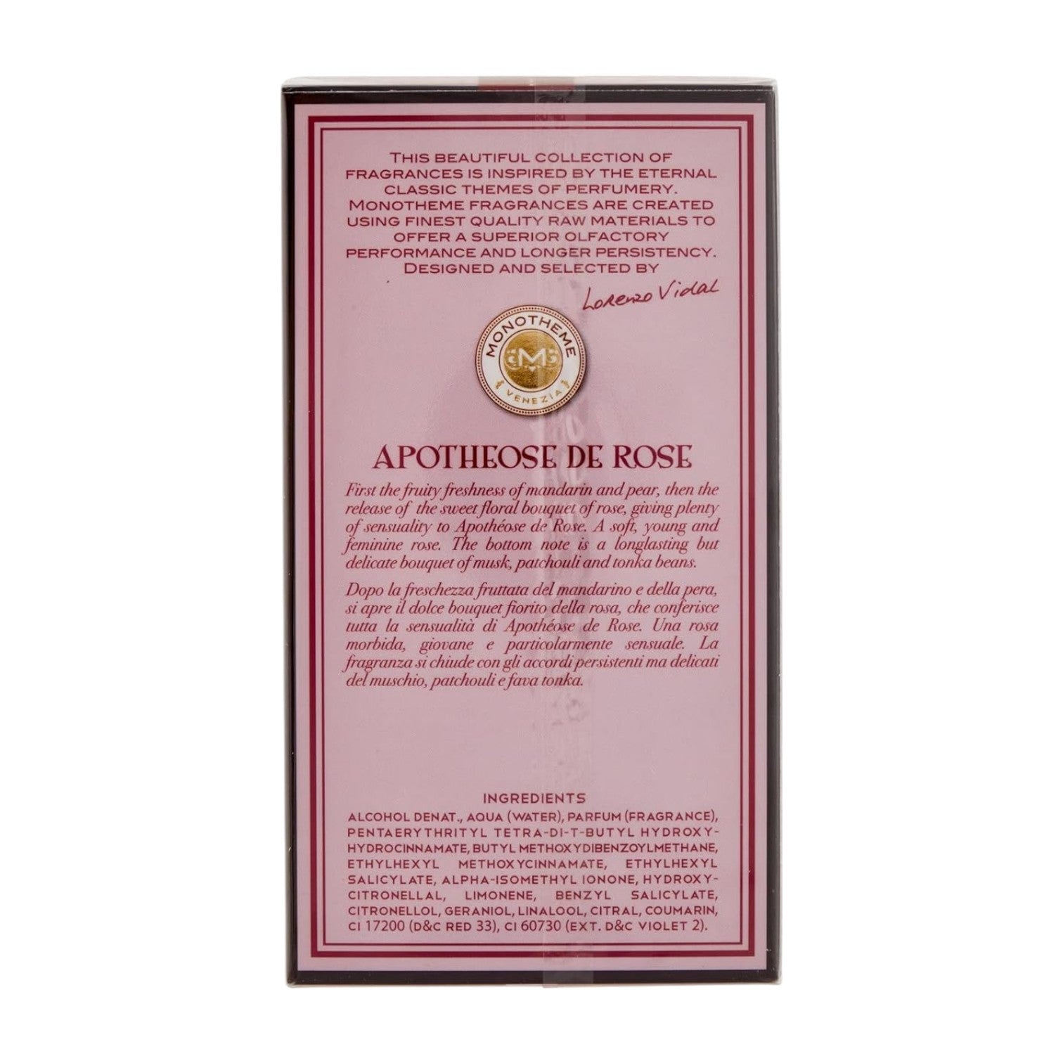 Profumo Donna Monotheme APOTHEOSE_DE_ROSE_100ML