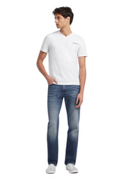 T-shirt Uomo Guess Jeans scollo a V American Tradition