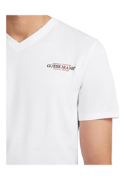 T-shirt Uomo Guess Jeans scollo a V American Tradition