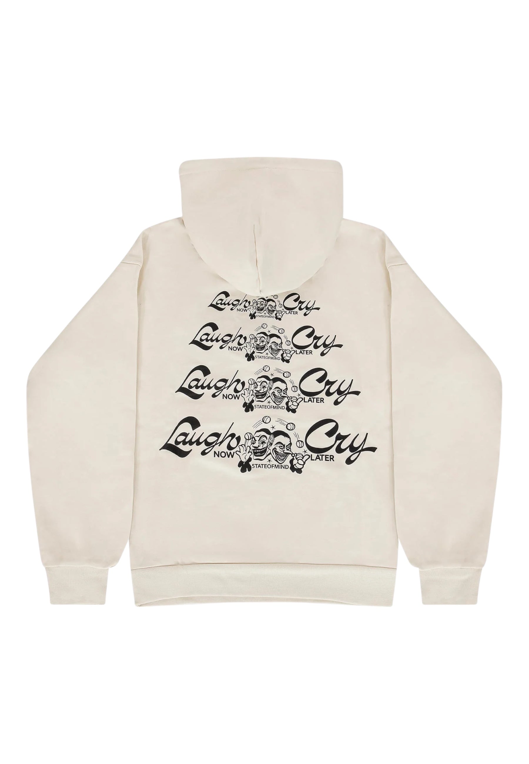 Felpa Uomo 5tate of mind "Laugh Now Cry Later"