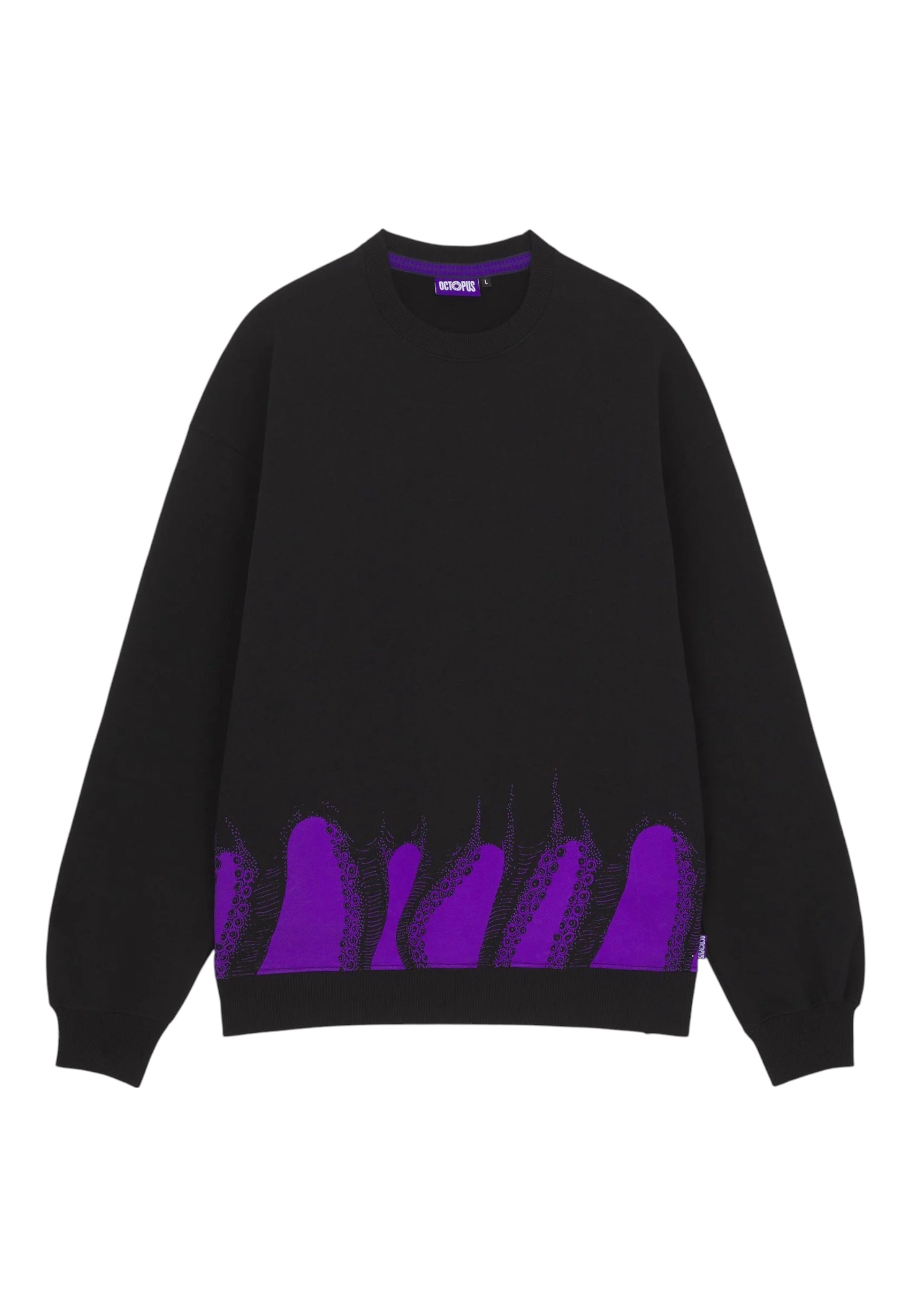 Felpa Uomo Octopus Lower Crewneck