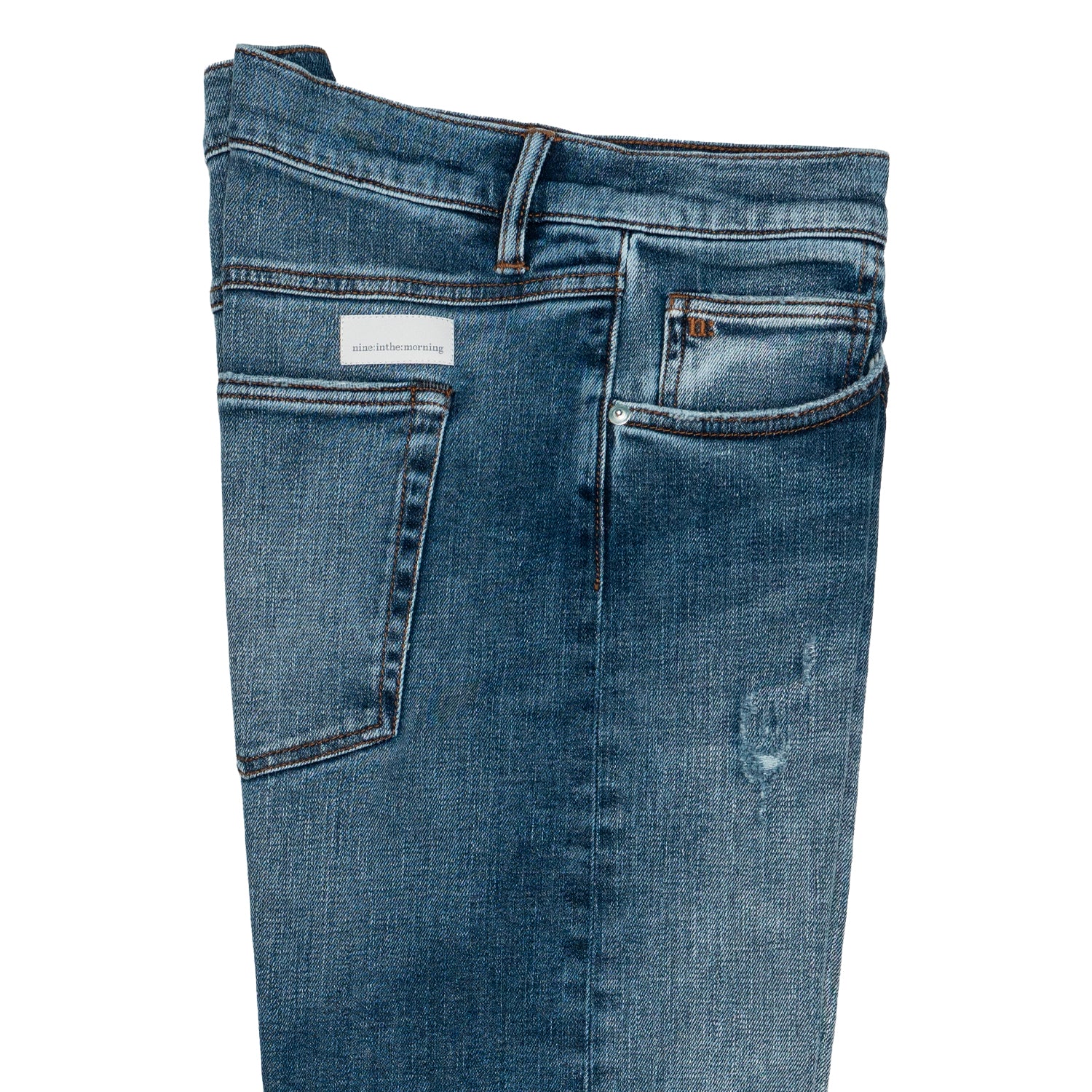 Denim Skinny Uomo Nine in the Morning Rock 5 Pocket Neutro