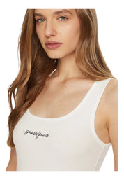 Canotta Donna Guess Jeans a costine
