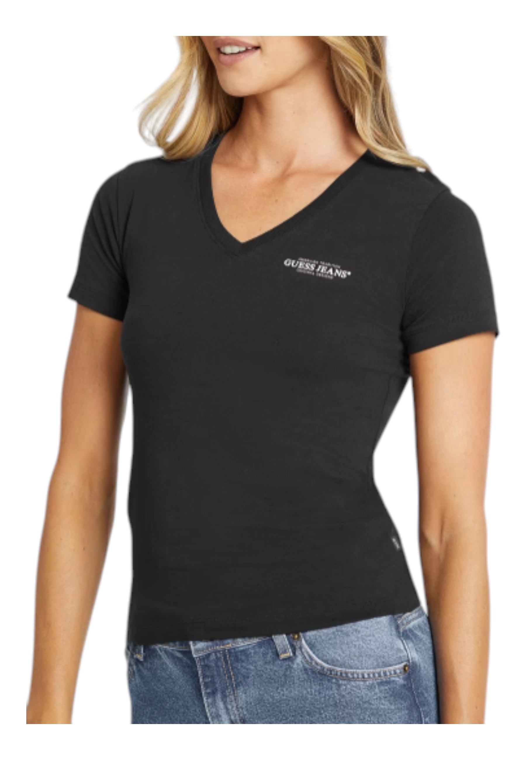 T-shirt Donna Guess Jeans a V American Tradition