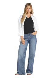 T-shirt Donna Guess Jeans a V American Tradition