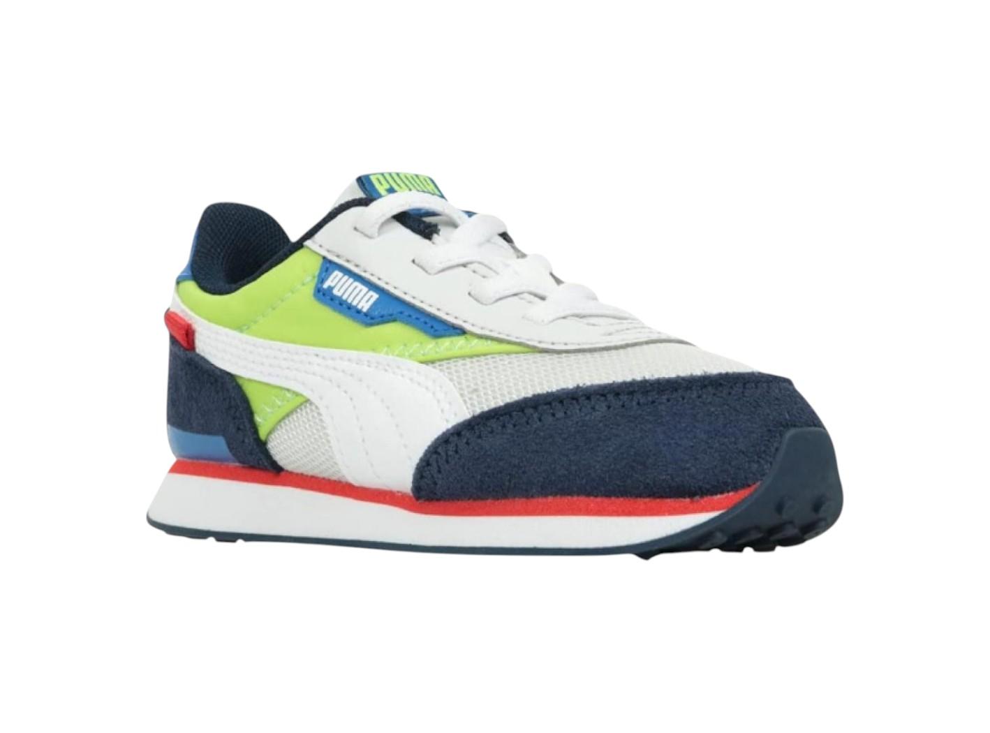 Bambino -FUTURE RIDER SPLASH AC inf - PUMA - grey/lily - pad /white