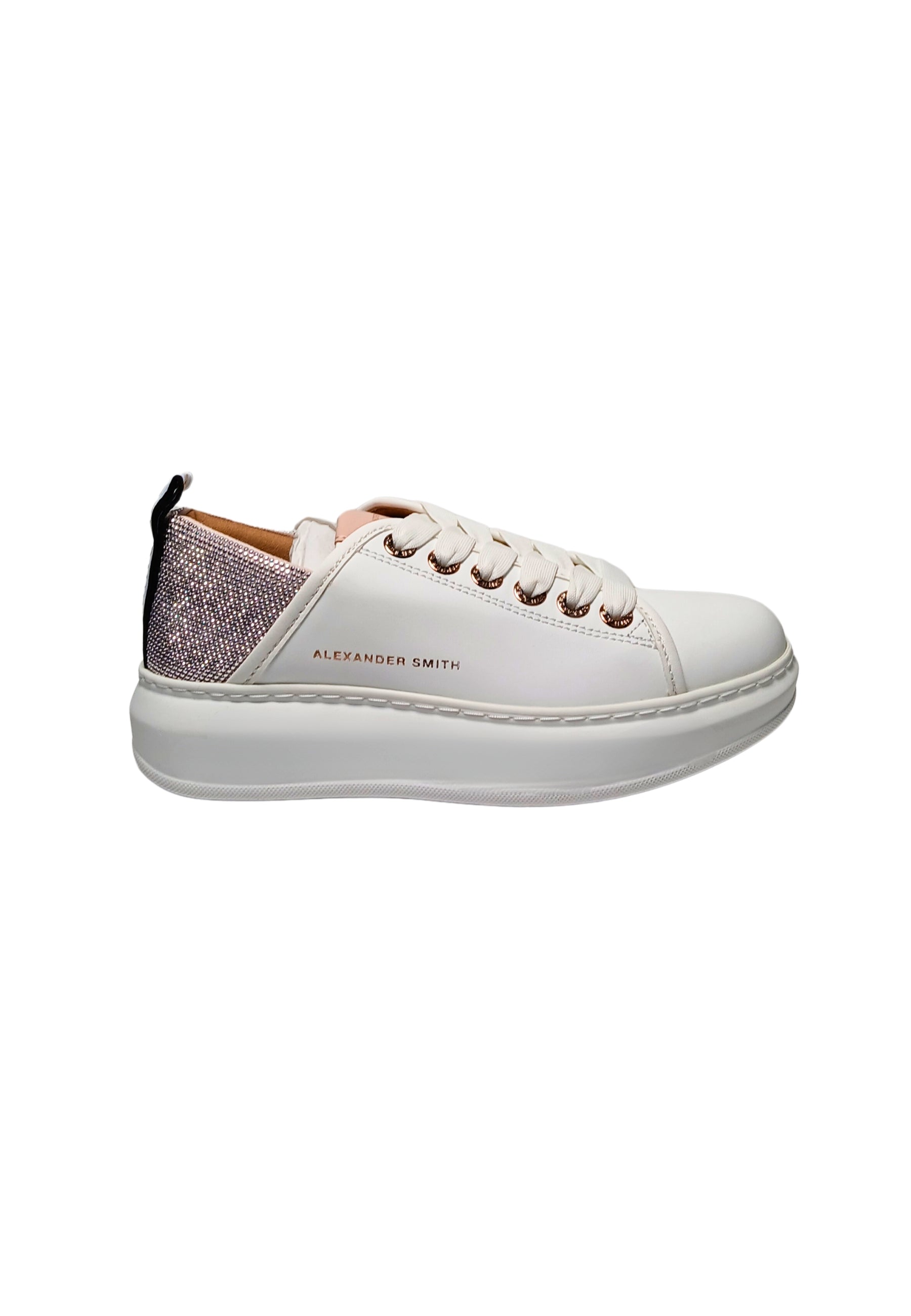 Scarpe Donna Alexander Smith Wembley Woman-White Light Rose