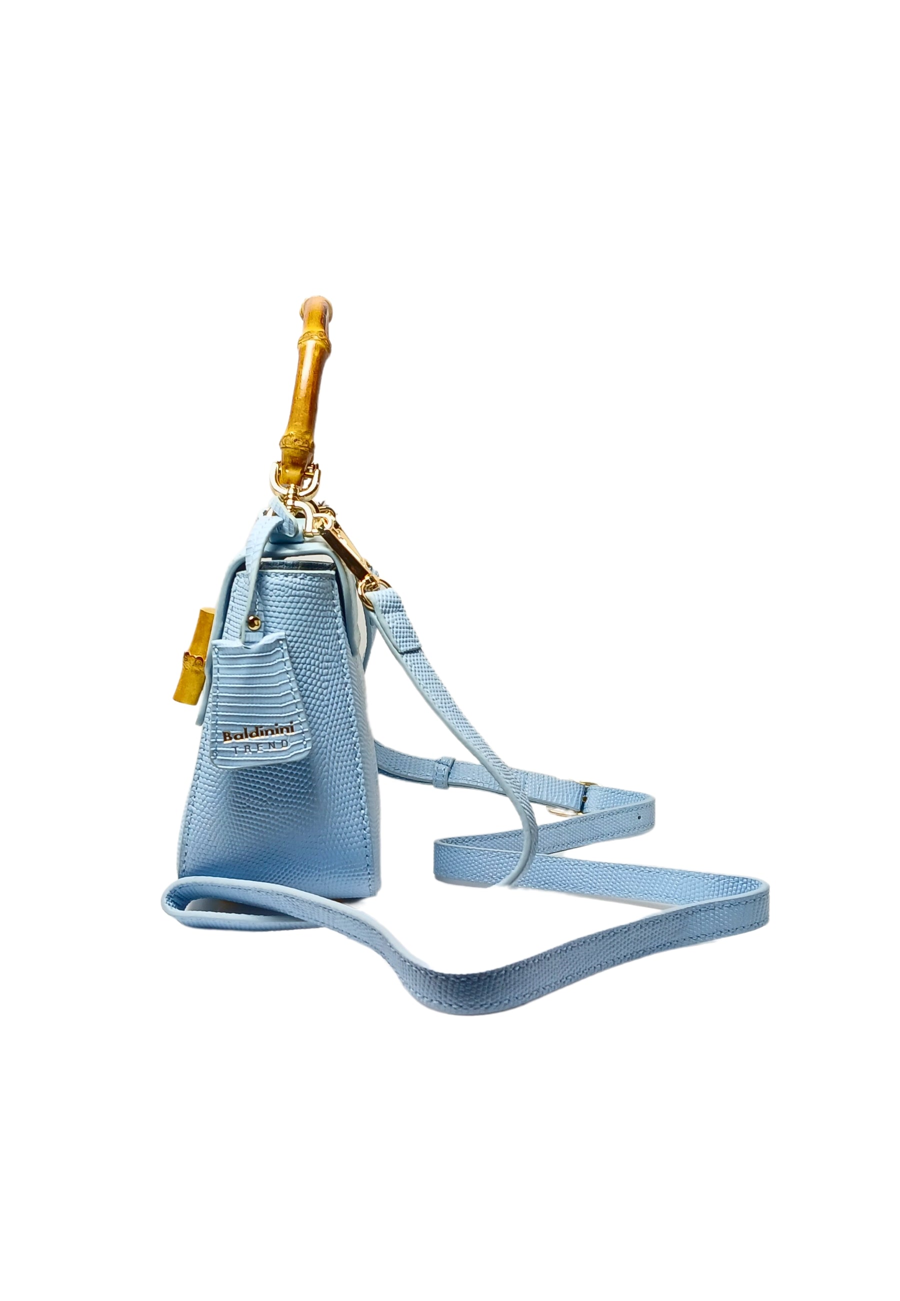 Borsa Donna Baldinini Trend 106_Pistoia-Borsa Tracolla. Patta Con Chiusura A Gancio. Fodera Logata. Dettagli oro. Scomparti interni