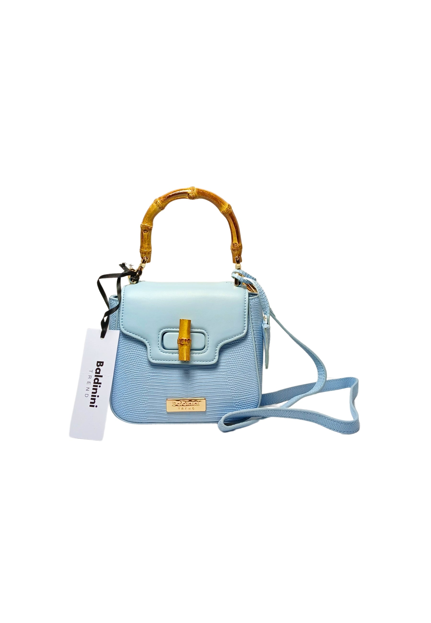 Borsa Donna Baldinini Trend 106_Pistoia-Borsa Tracolla. Patta Con Chiusura A Gancio. Fodera Logata. Dettagli oro. Scomparti interni