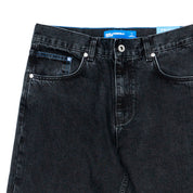 Jeans Gamba Dritta Uomo Karl Lagerfeld Washed Black Od Black
