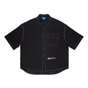 Camicia Over Uomo Karl Lagerfeld Black