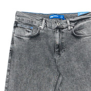 Jeans Gamba Dritta Uomo Karl Lagerfeld Washed Black