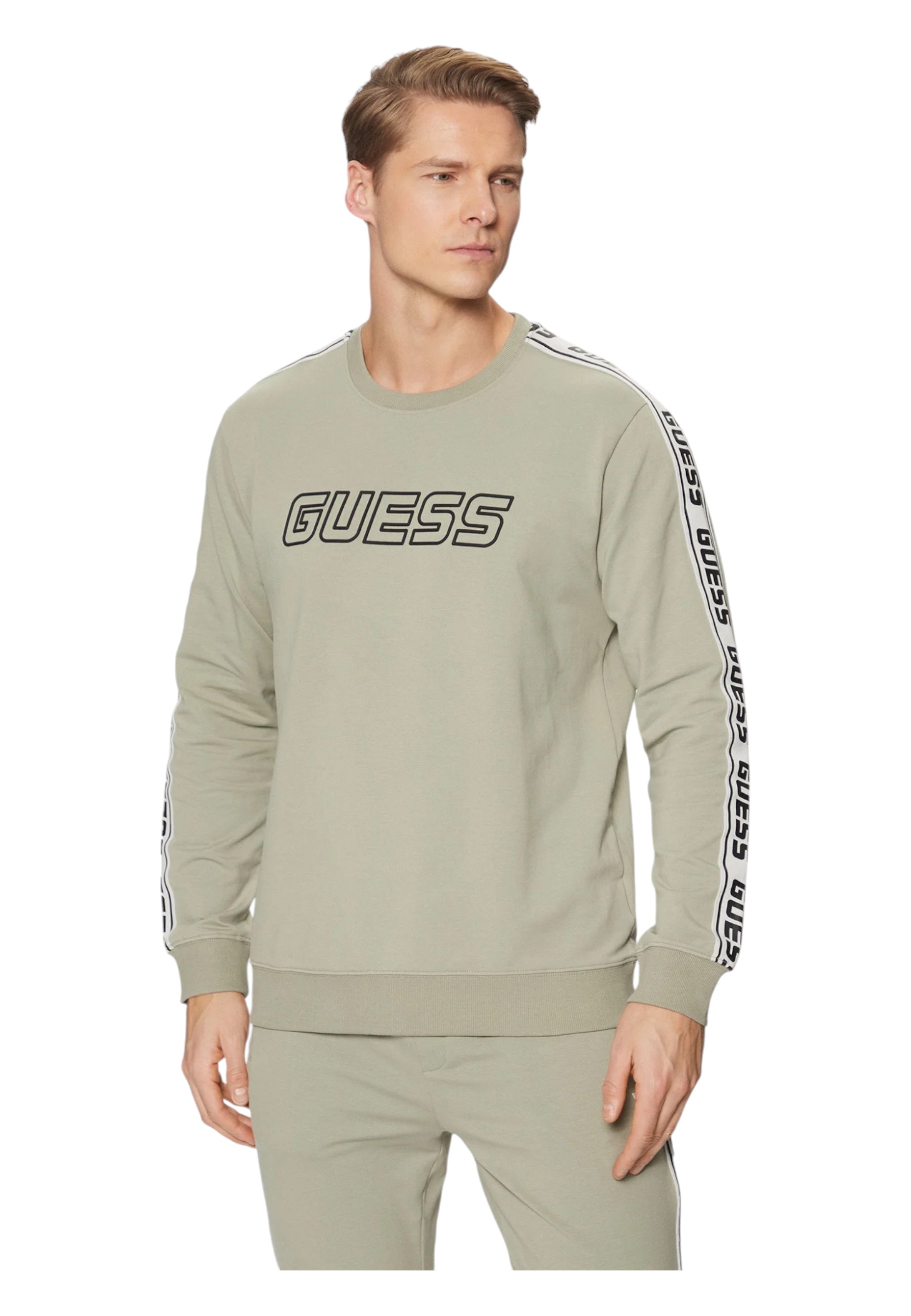 Felpa Uomo Guess Activewear Regular Fit