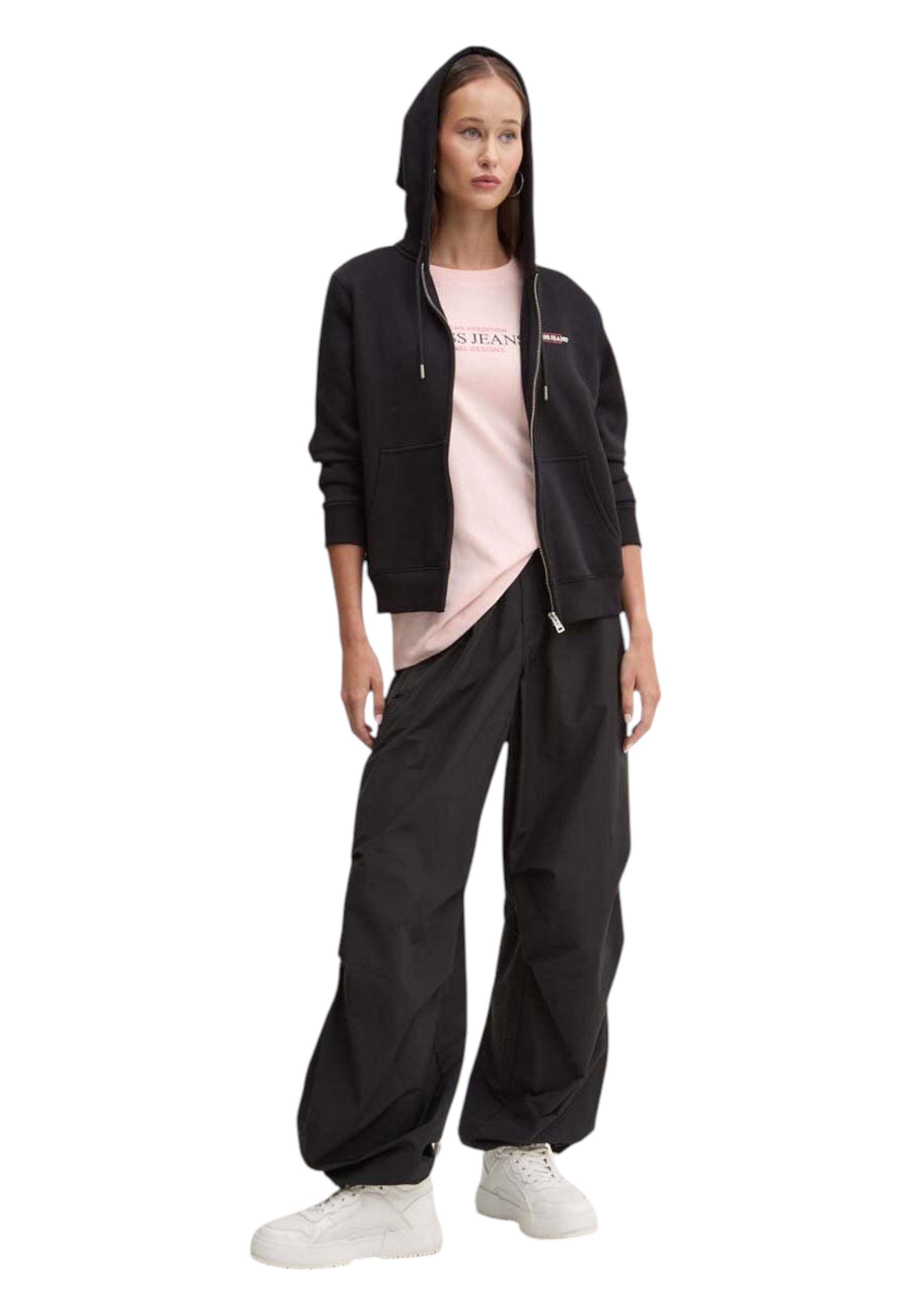 Felpa Donna Guess Jeans Full Zip