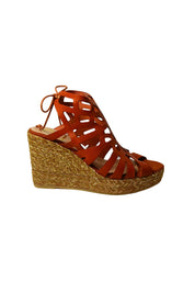 Scarpe Donna Kanna Sandalo traforato-Lucido Argilla-Zeppa