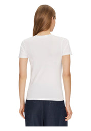 T-shirt Donna Guess Jeans scollo a V American Tradition
