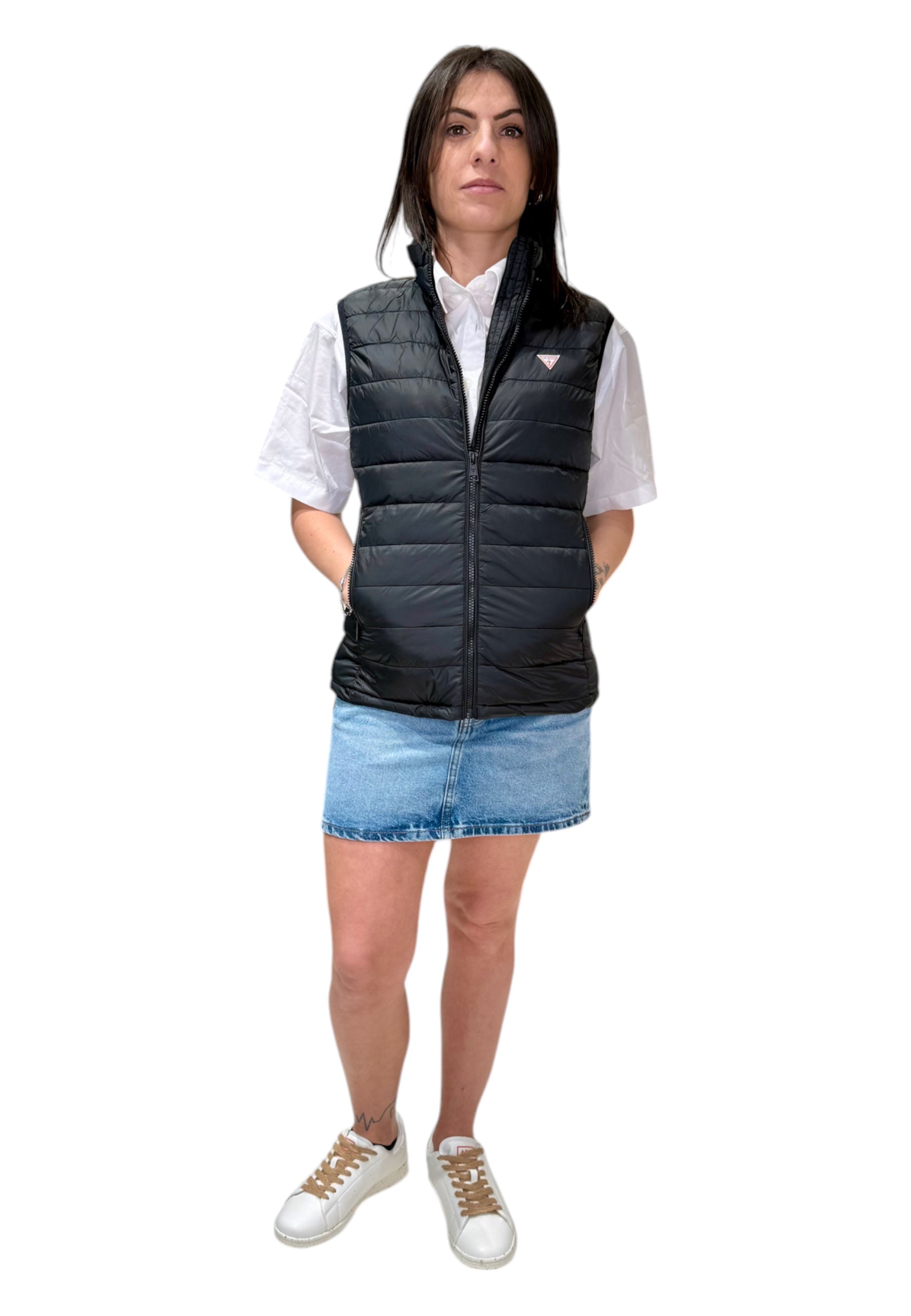 Smanicato Donna Guess Jeans