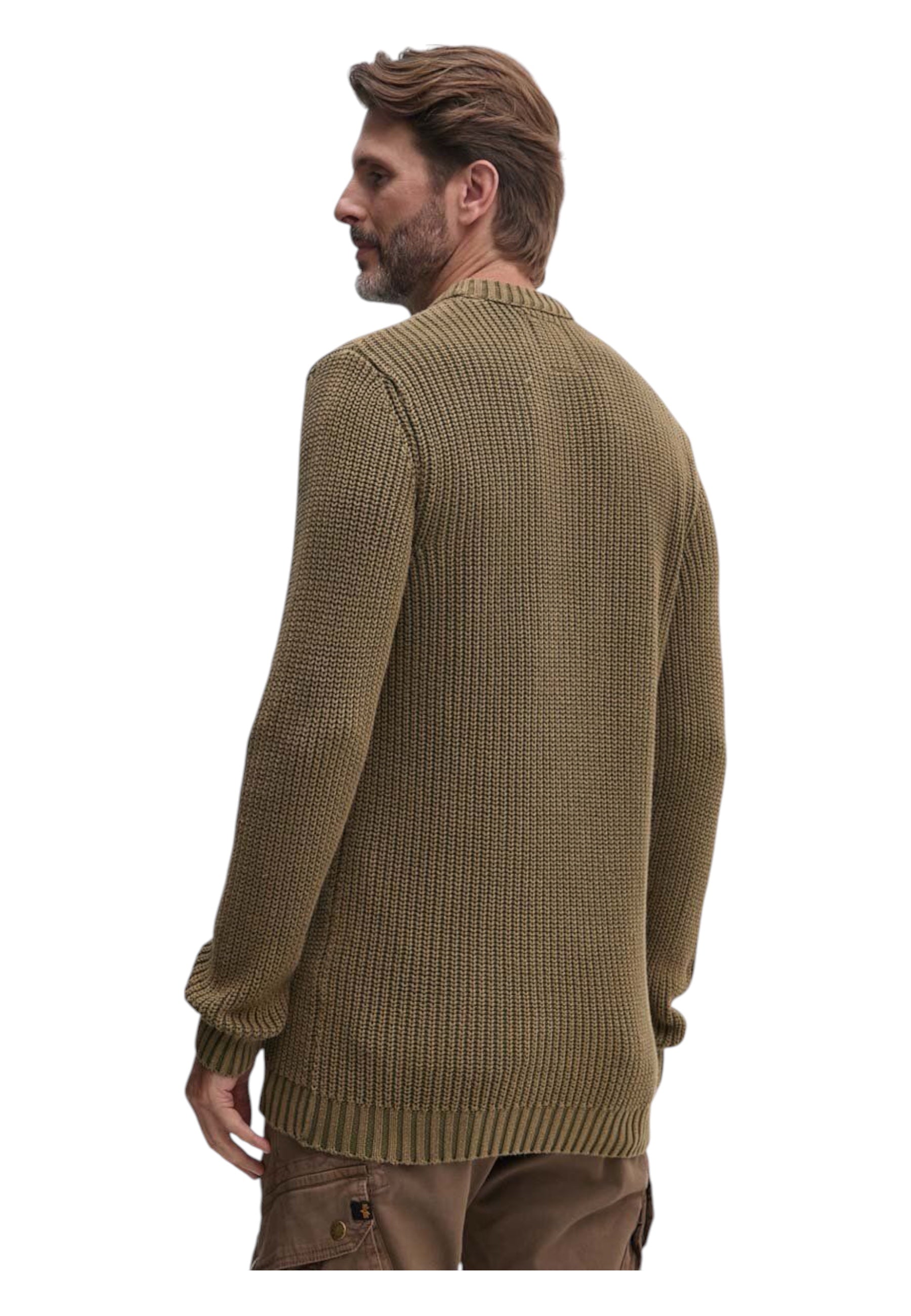 Maglione Uomo Alpha Industries Acid Pullover
