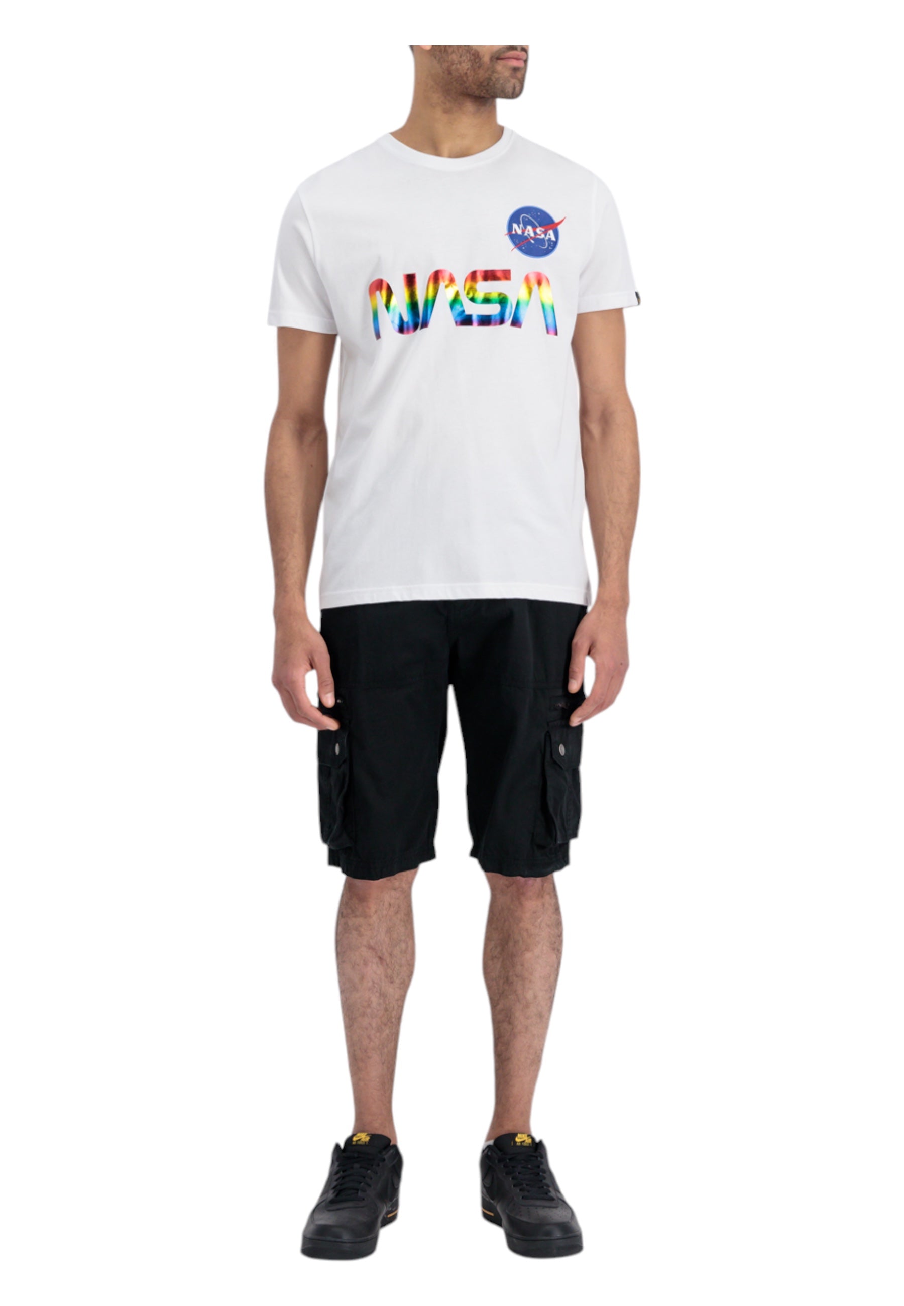 T-shirt Uomo Alpha Industries NASA Reflective T